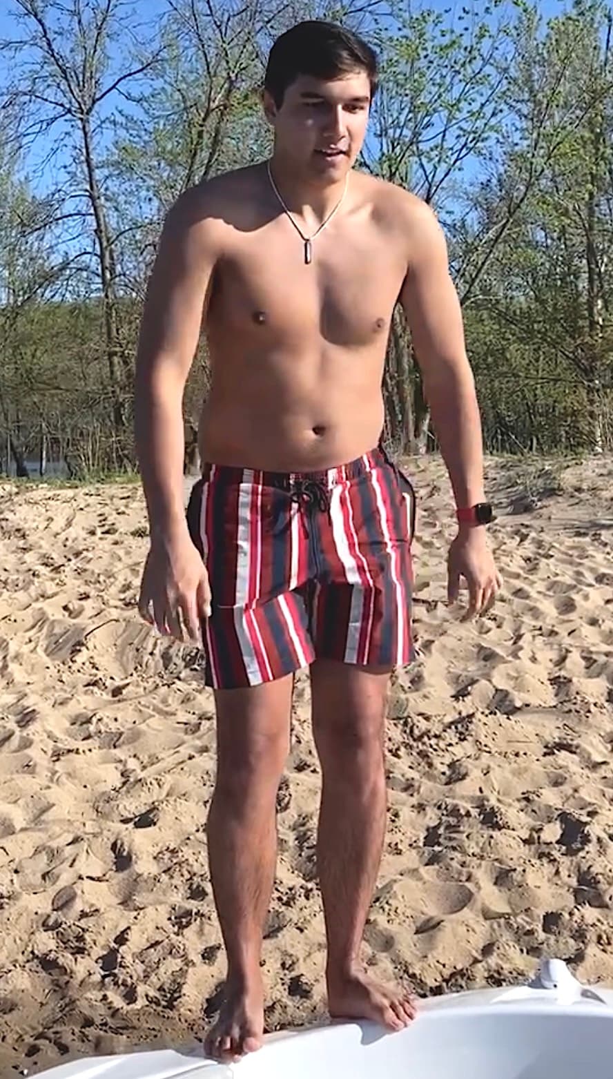 Alex before transformation, June 2023
